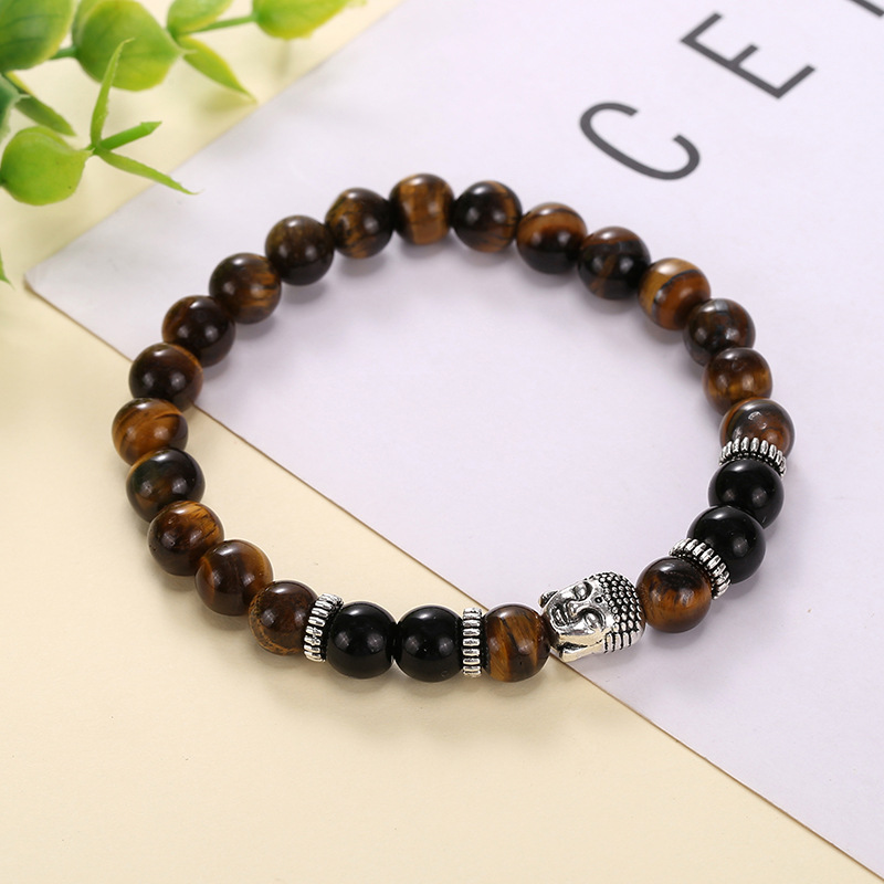 wholesale jewelry tigeru0027s eye stone beaded bracelet nihaojewelry