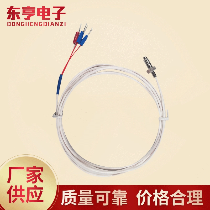 Тип винта M6 дюймовый зуб тефлон термосопротивление неэкранированный RH-PT100-PTEF-M6-1M