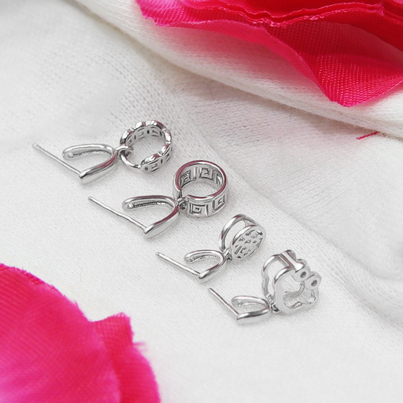 Geometric Pattern 1 Piece 925 Sterling Silver Geometric Jewelry Buckle Jewelry Accessories