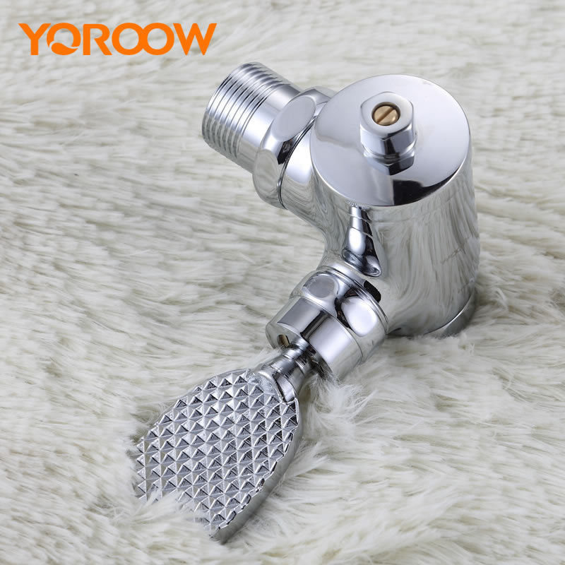 友莱铜体厕所按压式冲洗阀公共场所手按式蹲便器卫生间工程冲洗阀|ru