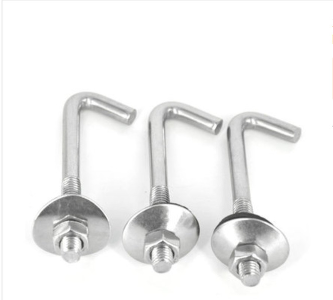 不锈钢201/304瓦钩螺丝异型钩件石棉雨棚瓦勾丝直角圆挂钩螺栓M6