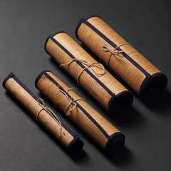 Wholesale Handwoven Japanese-Style Tea Mat, Handcrafted Woven Tea Table Runner, Zen-Inspired, Water-Resistant Tea Set Cloth Mat, Tea Ceremony Accessories