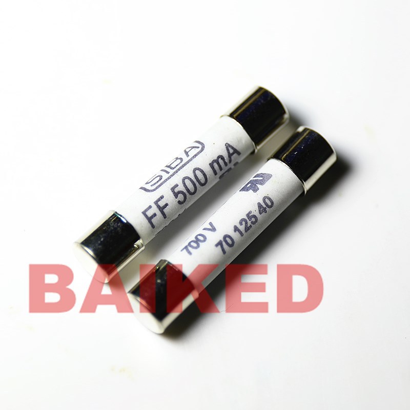 SIBA FF500MA 700V 70 125 40 7012540 0.5A超快速熔断器6.3*32mm
