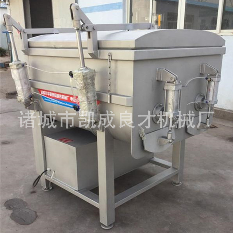 供应水饺加工设备|诸城市良才SBX-300L双绞龙拌馅机