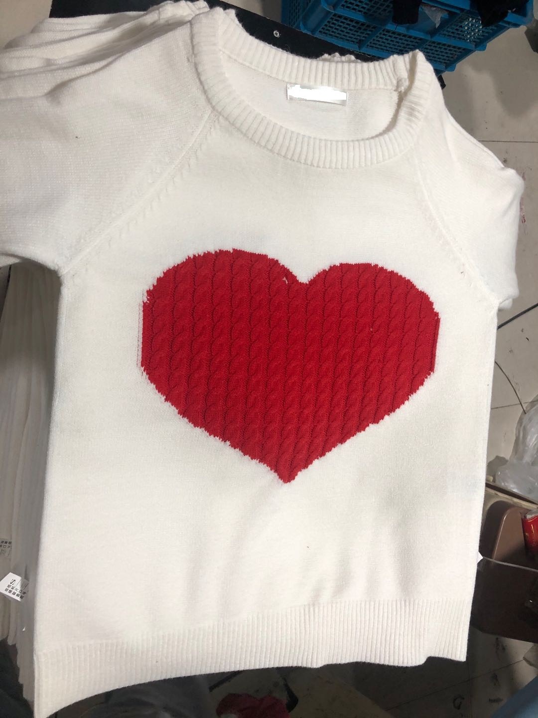 Women's Sweater Long Sleeve Sweaters & Cardigans Patchwork Fashion Heart Shape display picture 3