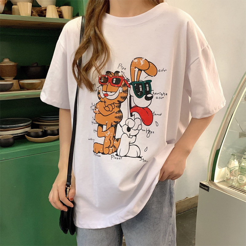 T-shirt femme CHANG XIA JIU en Polyester - Ref 3433959 Image 7