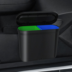 Car-mounted trash cans in the car, back-mounted umbrella buckets for front and rear seats, one large and two small car storage buckets