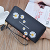 2020 new pattern lady wallet have more cash than can be accounted for zipper Wallet fashion Chrysanthemum Korean Edition High-capacity mobile phone clutch bag