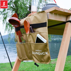 Mountain customer picnic tableware storage bag portable barbecue picnic cooker set storage bag storage hanging bag