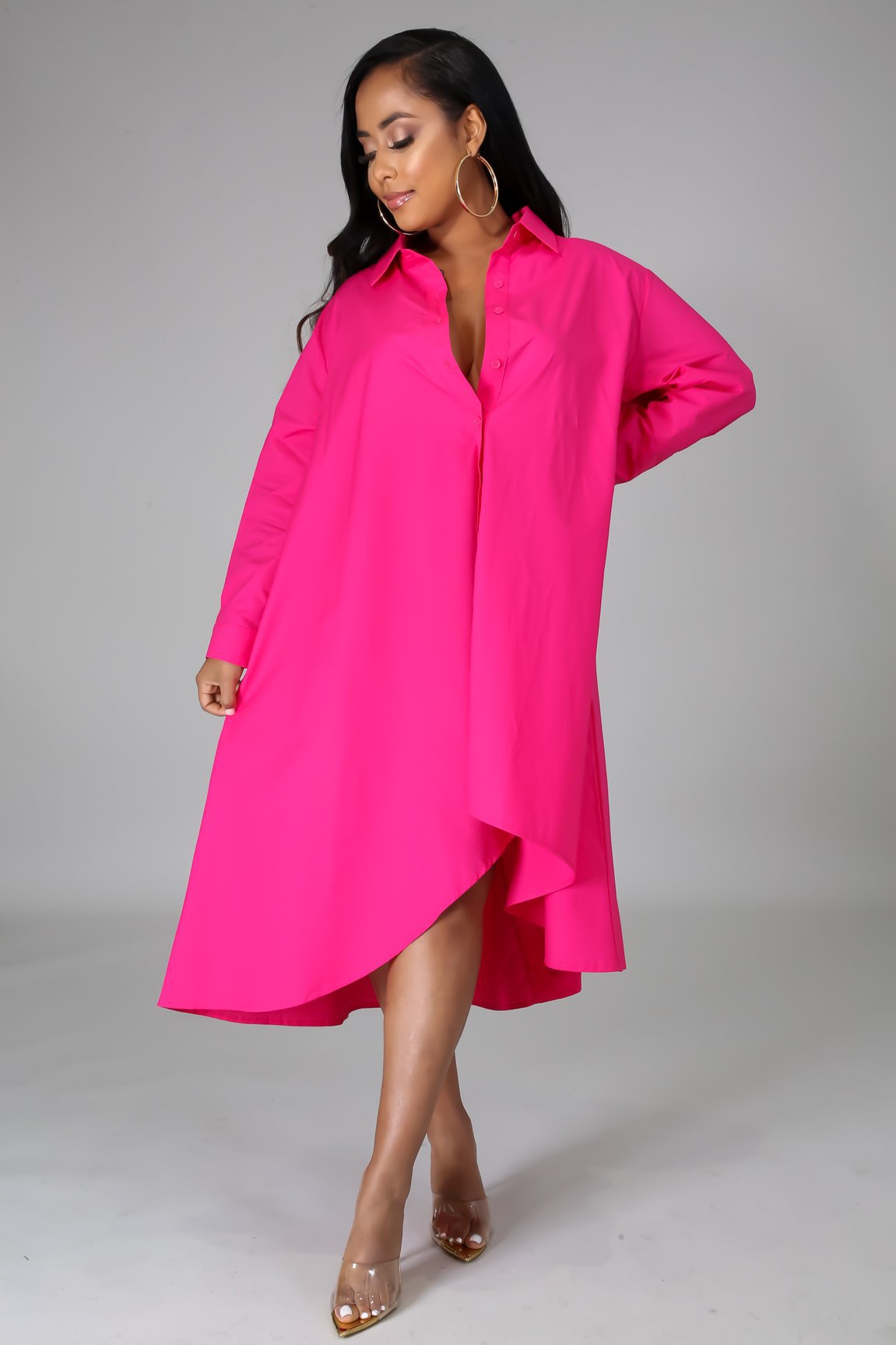 women s long-sleeved shirt dress nihaostyles clothing wholesale NSXHX76761