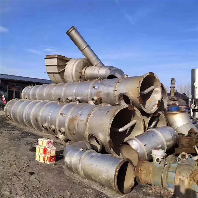 销售二手多效降膜蒸发器 强制循环挥发器 30吨蒸发器价格
