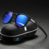 KDEAM 2020 new TR90 sunglasses polarized round leopard leggings sunglasses KD997 can book logo