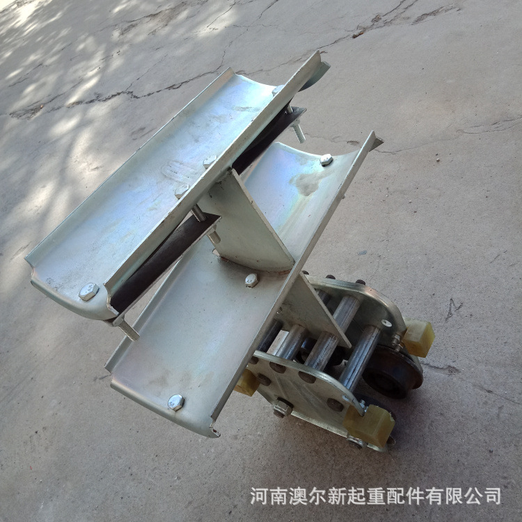 厂家批发  大号 中号 小号起重机电缆放线滑车 双层行车电缆滑车