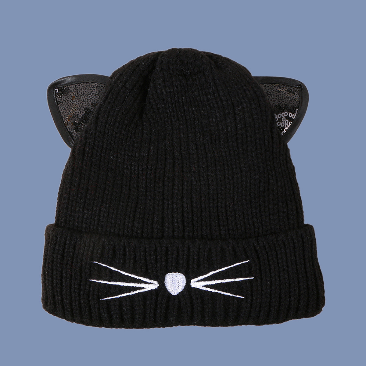 sombrero de punto de gato lindo salvaje de moda NSTQ15870