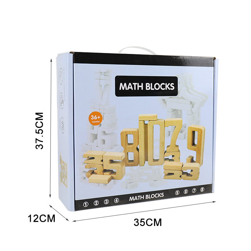 Montessori DE LOS NIÑOS Montessori educación temprana Haya bloques de construcción digital educativo kindergarten matemáticas material didáctico traje partículas grandes