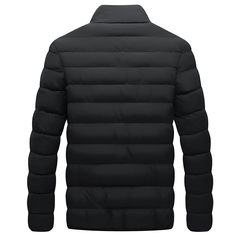 2023 otoño e invierno de la moda de los hombres engrosada corto collar de pie abrigo de algodón acolchado juventud casual abrigo de moda coreana ropa de los hombres 999