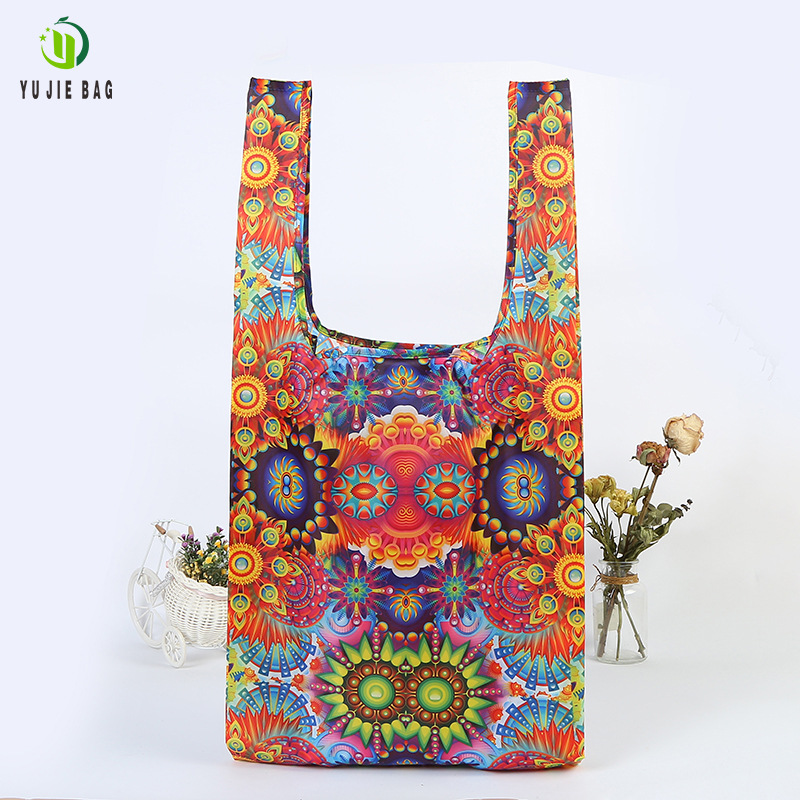 欧美时尚帆布印花民族风沙滩包防水耐磨大容量购物包妈咪包批发