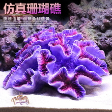 鱼缸水族箱造景珊瑚假山贝壳仿真假水草海水缸装饰布景工艺品摆件