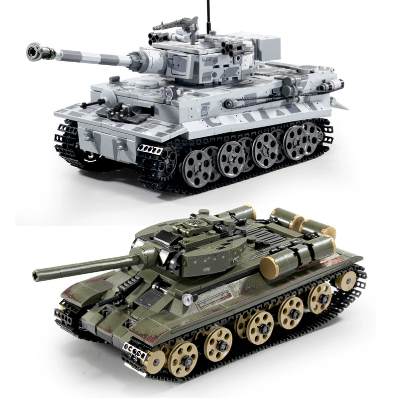Tank, constructor, minifigures, toy for boys, small particles