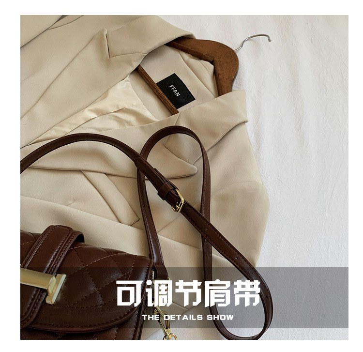 Fashionable One-shoulder Messenger Saddle Bag display picture 4