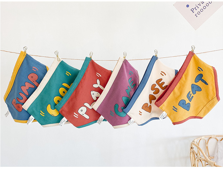 Children's Underwear Sports Letters Baby Triangle Cotton Children's Shorts Wholesale display picture 20