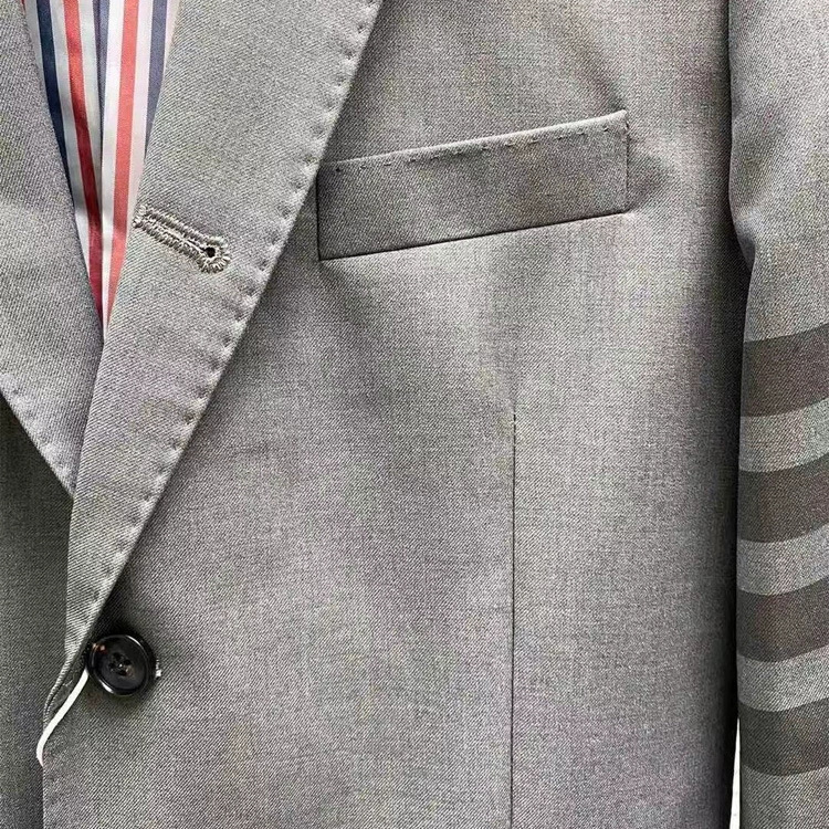 Костюм-пиджак английского стиля, короткий классический жакет, slim fit, осенний сезон