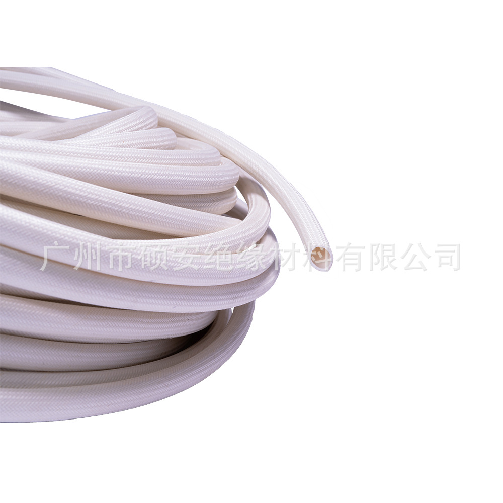 广州厂家供应硅橡胶玻璃纤维套管内纤外胶管