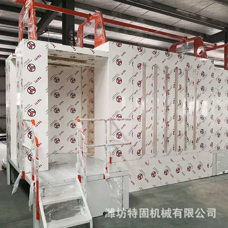 静电涂装机喷粉设备  喷粉柜大旋风三明治PP喷粉房 高温烤漆房