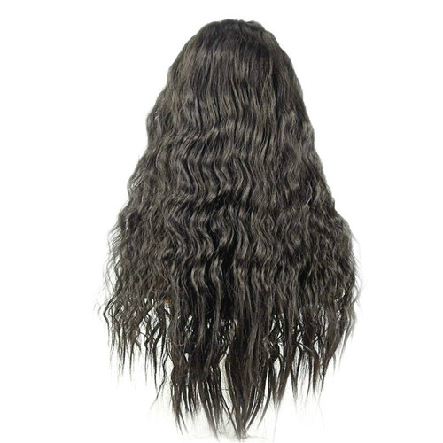 Overseas supply European and American chemical fiber wigs for women corn permed long curls water ripples chemical fiber wigs for women factory direct sales
