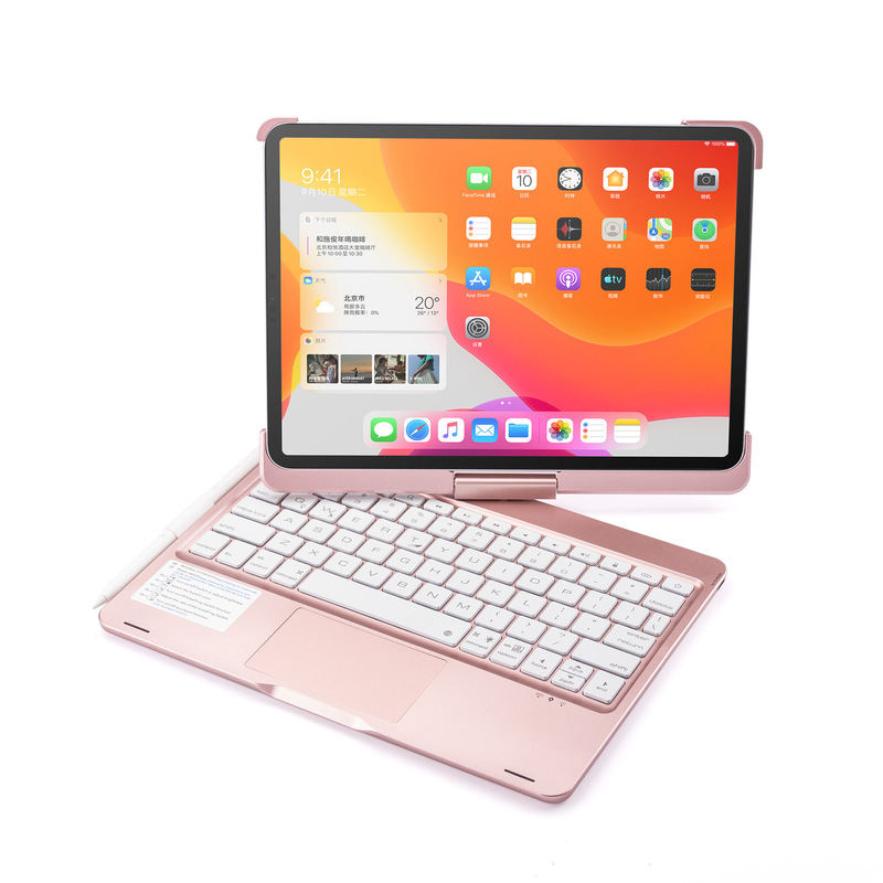 2020 Rotating 11inch Bluetooth Keyboard Protective Case Mouse Touch Keyboard with Backlight Abs Material Can Be Shipped on Behalf of Others 2020 Rotating 11inch Bluetooth Keyboard Protective Case Mouse Touch Keyboard with Backlight Abs Material Can Be Shipped on Behalf of Others