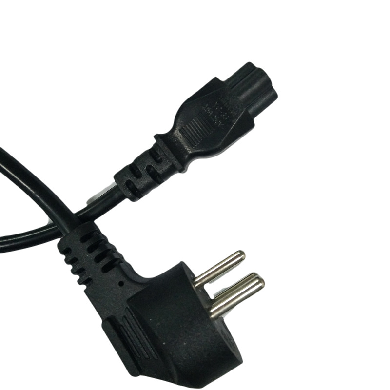 定制厂家直销 以色列三芯电源线 0.75/3c 品字插品字尾上锡打端子