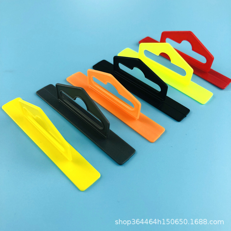 塑胶包装挂钩产品飞机孔挂钩彩盒展示挂钩配件包装盒挂扣小纸盒钩