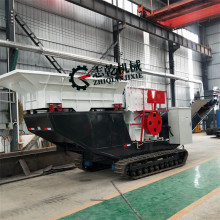 移动石料破碎生产线 建筑垃圾破碎筛分车 履带式移动制砂破碎站