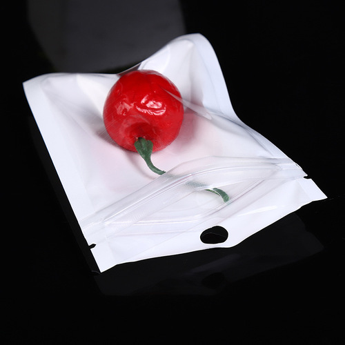 OPP self-sealing keel white pearlescent film translucent yin and yang bag wearable bag e-commerce DIY special packaging bag