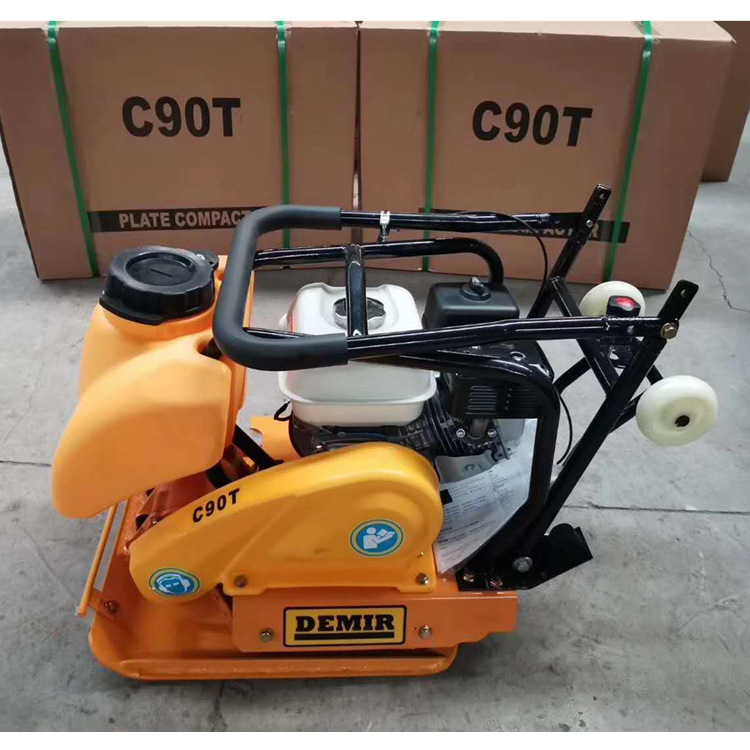 厂家直供单向振动平板夯 汽油平板夯 路面整平夯土机