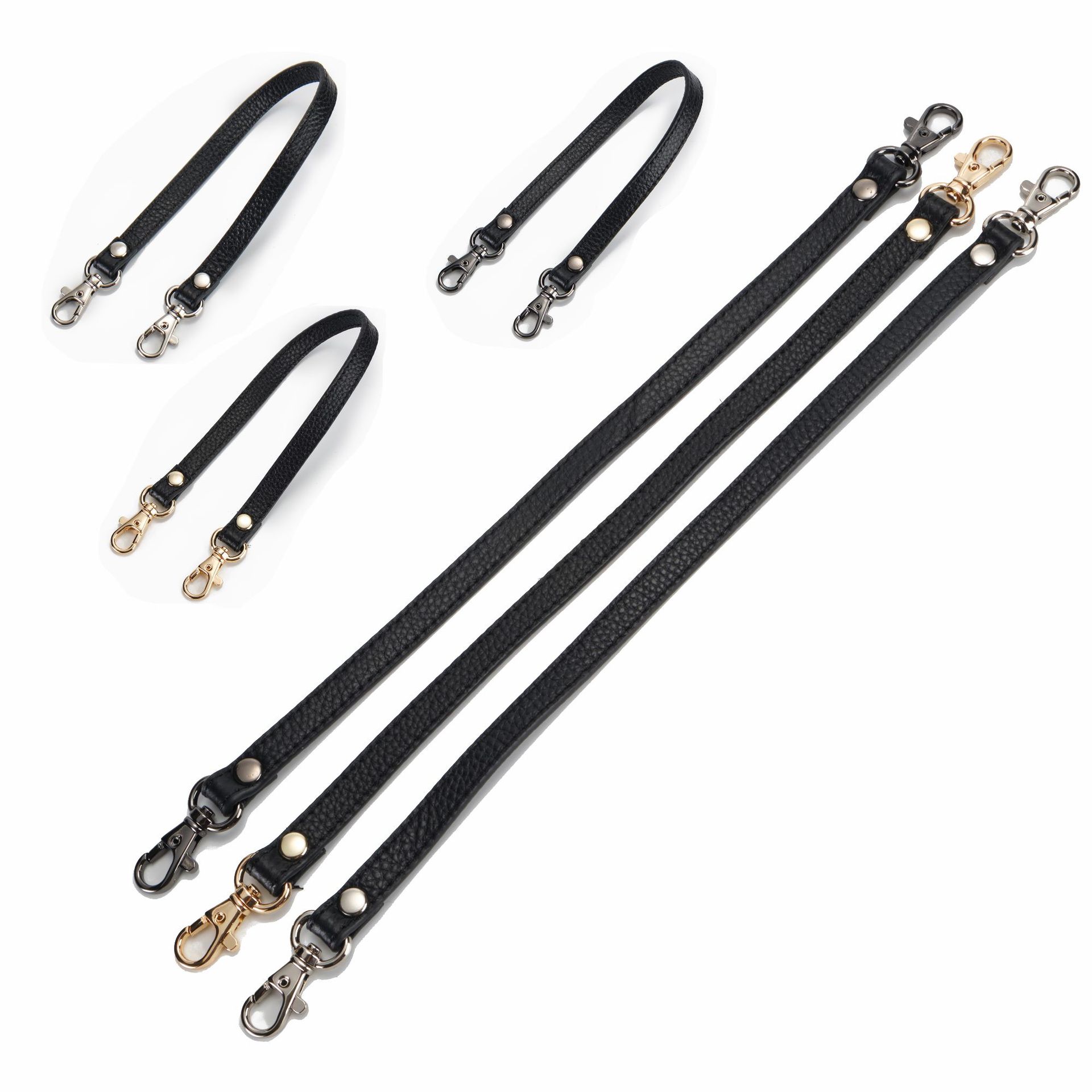 荔纹亮皮两端手腕带手提包带手挽女带子手拎带女包包配件批发