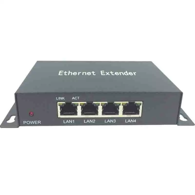 4-портовый RJ45 100М сетевой удлинитель 100 мегабит сеть передача сигнала мониторинг камера коммутатор