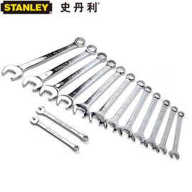 STANLEY史丹利标准型精抛光两用扳手16mm梅花开口扳手95-910-1-22