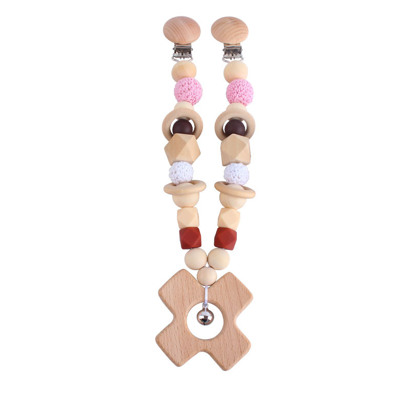 DIY juguete sonajero cuna cochecito coche adornos bebé chupete cadena teether palo Amazon nuevo