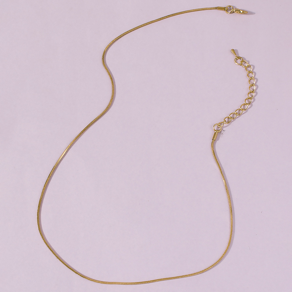 Collier De Chaîne En Os De Serpent Simple De Vente Chaude display picture 10