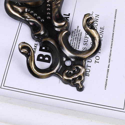 High-quality zinc alloy moiré metal hooks curtain accessories accessories hanging ball straps wall hooks wall hooks coat and hat hooks