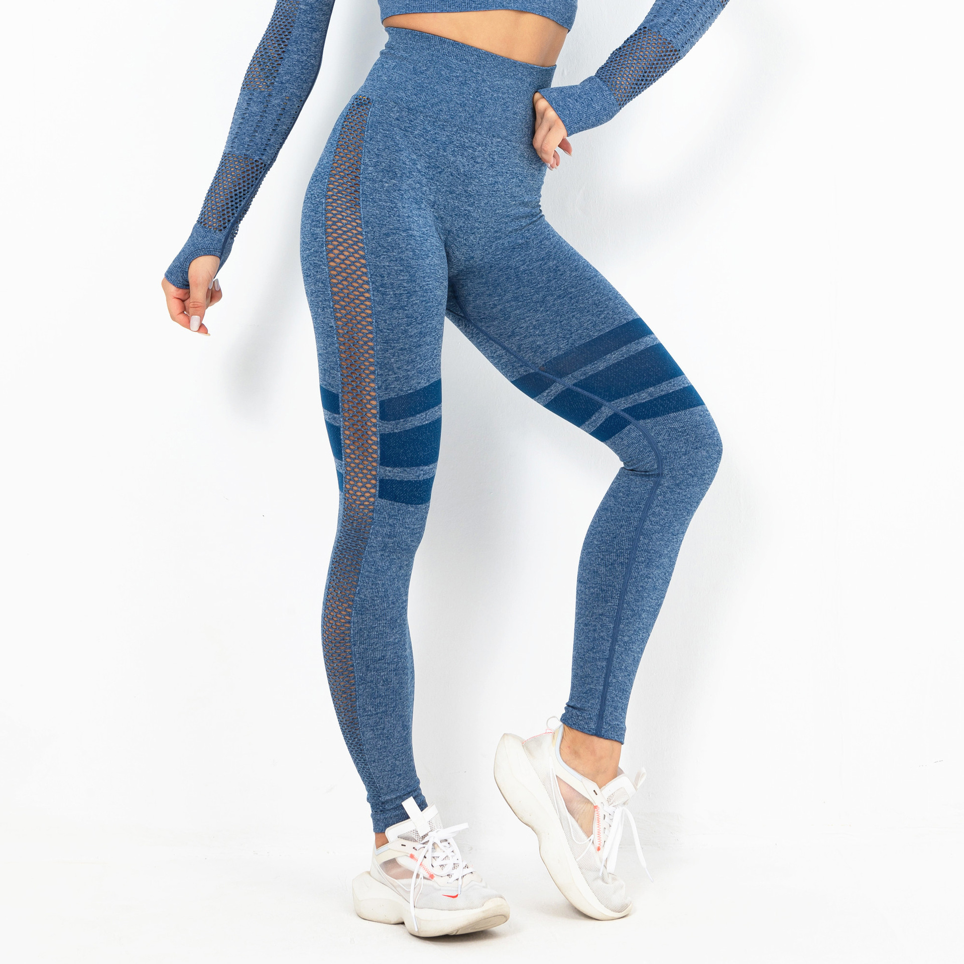 pantalones de yoga huecos sin costuras NSLX20269