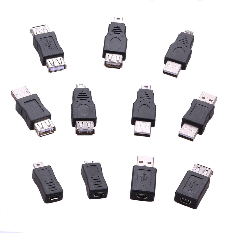 micro Revolution mini USB female elbow adapter data cable driving recorder mini T 90 degree Android
