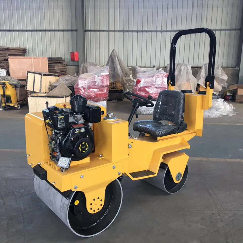 好产品850驾驶式震动压路机1吨2吨3吨全液压双钢轮柴油双驱沥青