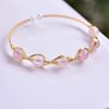 Jewelry, natural water handmade, adjustable crystal bracelet, 14 carat