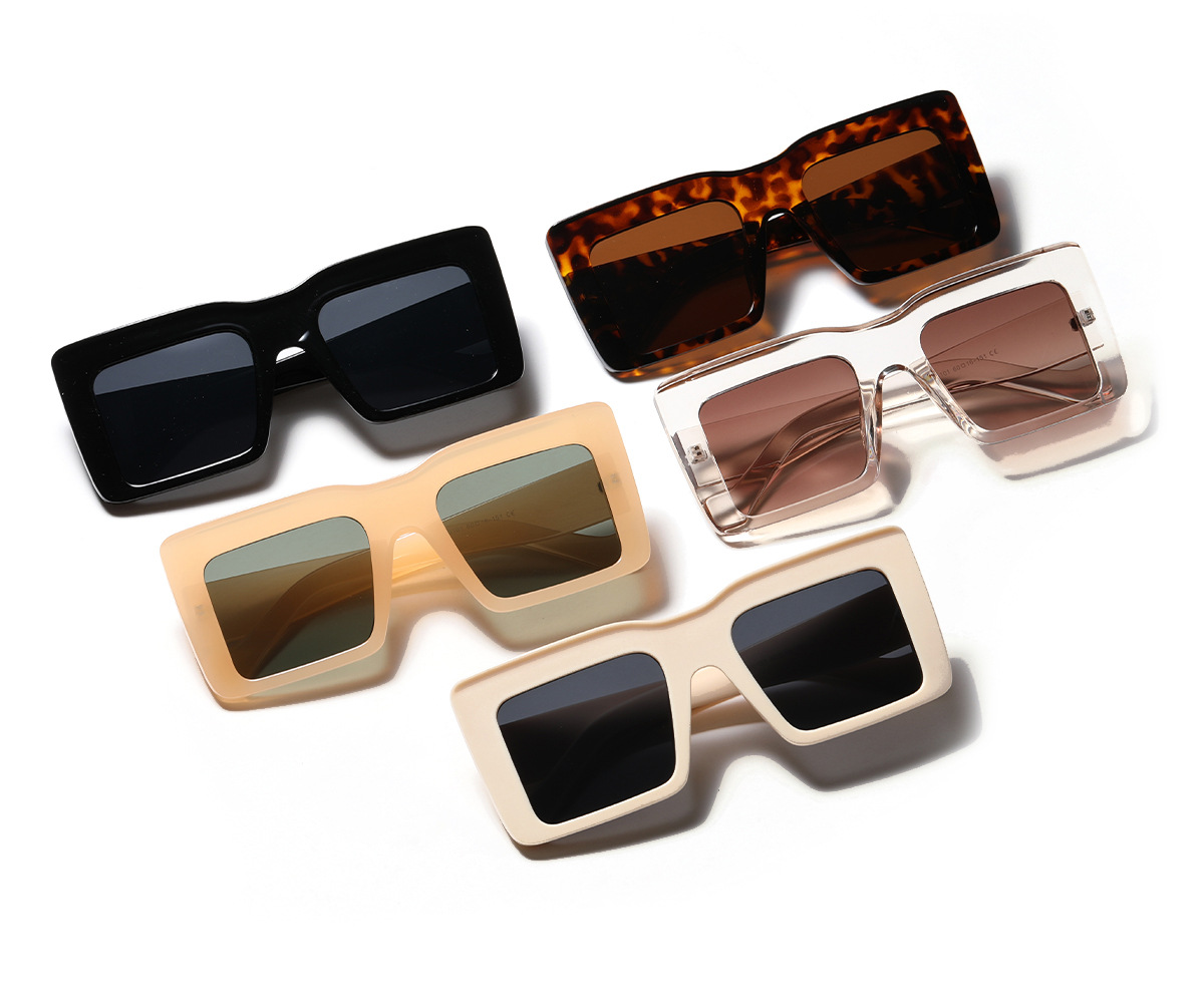 Large Frame-shaped  Trendy Sunglasses display picture 1