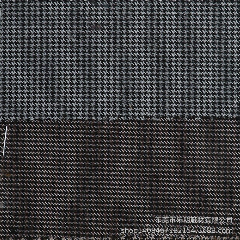 GB0029色织TR千鸟格子呢料适用鞋子帽子服装精纺西装呢料