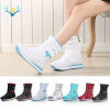 Female snow boots in the flat bottom, water -proof water -proof thread zipper cotton shoes cross -border buying source wholesale one piece