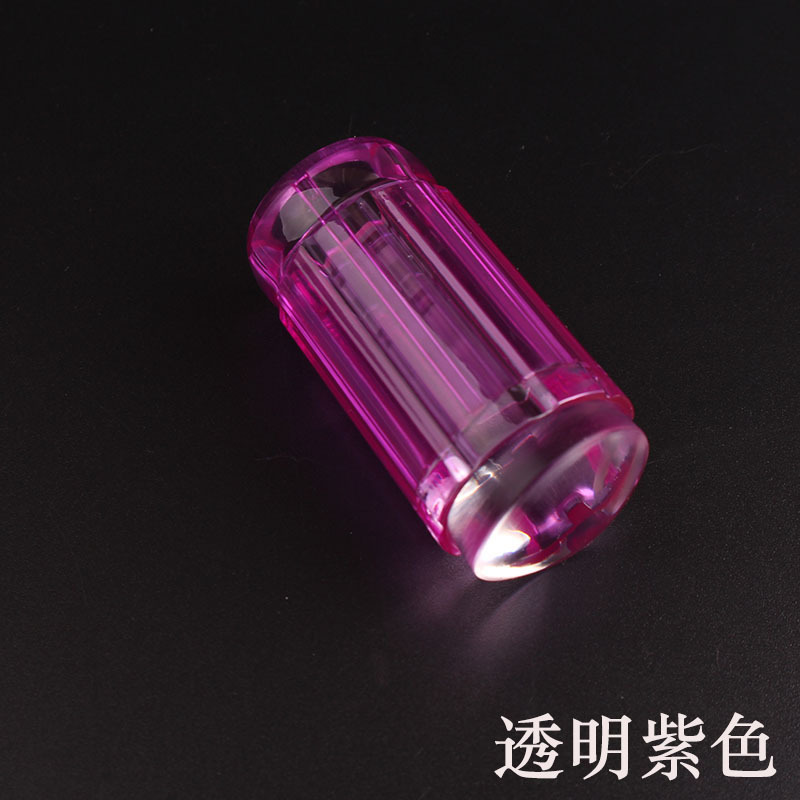Nuevo clavo transparente sello de silicona transparente completo sello de silicona suave cabeza 2,8 cm plantilla herramienta de transferencia de impresión