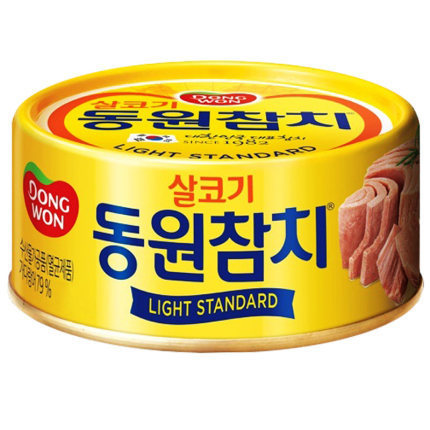 Tongyuan Korean Tuna Canned Sardines 100g Ready-to-Eat Seafood Oil-Soaked Tuna Canned Salad Sushi Ingredients